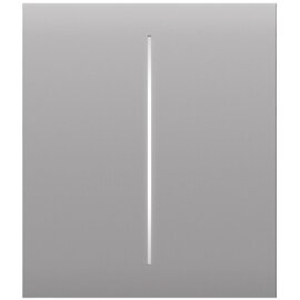 Изображение  Смарт кнопка Ajax CenterButton 2-gang Fog, Цвет: дымчатый