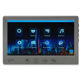 Изображение 2 Домофон LightVision Amsterdam FHD Grey на 7 дюймов, Цвет корпуса: серый
