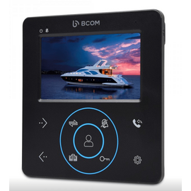 Изображение 2 Домофон Bcom BD-480 Black на 4 дюйма, Цвет корпуса: черный