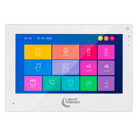 Изображение 3 Домофон LightVision Singapore 10" WiFi FHD White на 10 дюймов, Цвет корпуса: белый