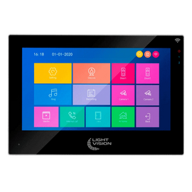 Изображение 4 Видеодомофон LightVision Singapore 7" WiFi FHD Black, Цвет корпуса: черный