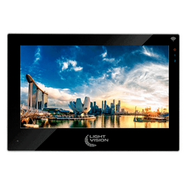 Изображение  Видеодомофон LightVision Singapore 10" WiFi FHD Black сенсорные кнопки, Цвет корпуса: черный