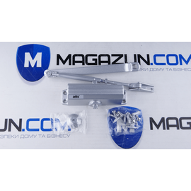 Изображение 2 Доводчик Atis DC-602 Silver коленная тяга, Цвет корпуса: серебристый