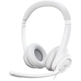 Изображение  Наушники Logitech H390 USB White &mdash; 981-001286 для ПК