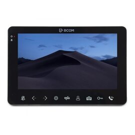 Зображення 2 Комплект відеодомофона Bcom BD-780M Kit Black, Колір (домофон + панель): чорний + чорний