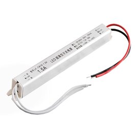 Зображення  Блок живлення для камер МТК 18W-IP20 slim C 12V металевий