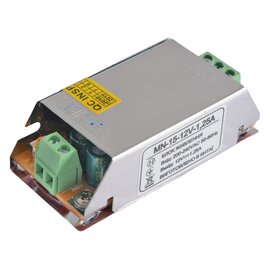 Зображення  Блок живлення Ledua MN 15W-IP20 12V на 12V DC, Струм (А): 1.25 А