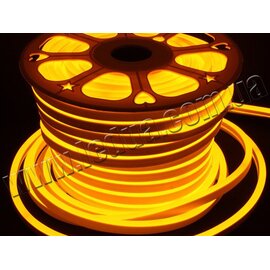 Зображення  Світлодіодна LED гнучкий неон Ledua 2835-120led-17*8,4mm-220V, Yellow