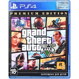 Зображення  Гра Grand Theft Auto V Premium Edition для PS4 , BD - 5026555424271