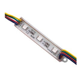Зображення  Світлодіодний LED модуль Ledua 5050-3smd 12V IP65 RGB