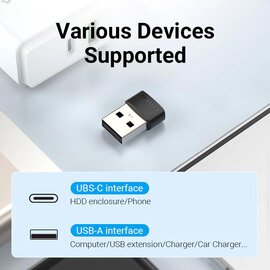 Изображение 2 Переходник Vention USB 2.0 Male - USB-C Female - CDWB0