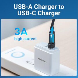 Изображение 3 Переходник Vention USB 2.0 Male - USB-C Female - CDWB0