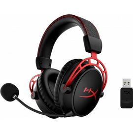 Зображення  Навушники HyperX Cloud Alpha Wireless Black/Red - 4P5D4AA конденсаторний