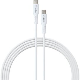 Зображення  Кабель Vinga USB-C to USB-C 1.0m 60W TPE - VCDCCCM231