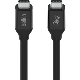 Зображення 4 Кабель Belkin USB4 USB-C - USB-C, 0.8м, black - INZ001BT0.8MBK