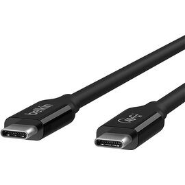 Зображення 5 Кабель Belkin USB4 USB-C - USB-C, 0.8м, black - INZ001BT0.8MBK