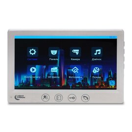 Зображення 2 Домофонний комплект LightVision Amsterdam FHD White + Rio FHD Grey сенсорні кнопки, Колір (домофон + панель): білий + сірий