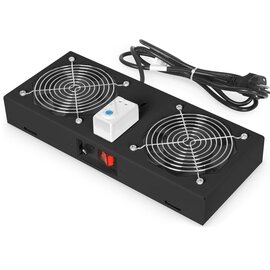 Зображення  панель вентиляторов Digitus DN-19FAN-2-WM-T-SW