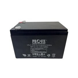 Зображення  Свинцево-кислотний акумулятор ProFix NP12-12, 12V 12Ah, Ємність (Аг): 12 А&middot;год