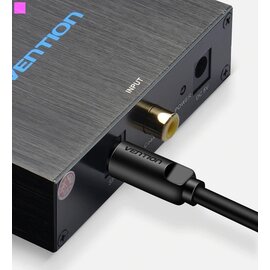 Изображение 5 Vention Optical Toslink, 1.5 m, Black - BAEBG