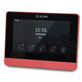 Изображение  Домофон Bcom BD-760FHD/T Red, Цвет корпуса: красный