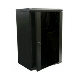 Изображение  Коммуникационный шкаф Hypernet 19``, WMNC-18U-FLAT-Black