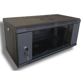 Изображение  Коммуникационный шкаф Hypernet 19``, WMNC-35-4U-FLAT-Black, Высота: 4U