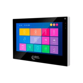 Зображення 4 Комплект відеодомофона LightVision Singapore 7" WiFi FHD Black + RIO FHD Gold, Колір (домофон + панель): чорний + золотий