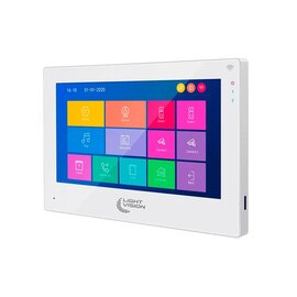 Зображення 6 Комплект відеодомофона LightVision Singapore 10" WiFi FHD White + RIO FHD Grey, Колір (домофон + панель): білий + сірий