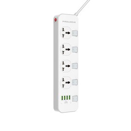 Зображення  ProLogix Premium PR-SC4408W, 4р, 4 USB, 2 м, white