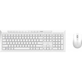 Зображення  Комплект мишка + клавіатура Rapoo 8210M Wireless White