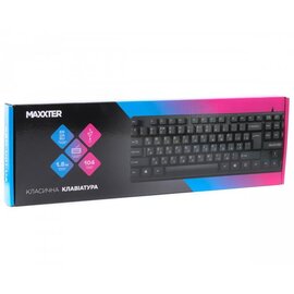 Зображення 3 Клавіатура Maxxter KBM-U01-UA USB Black