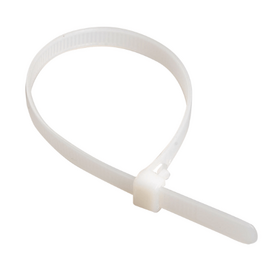 Зображення  Стяжки IEK TNSy5503541, 300х3,5мм, white, 100 шт.