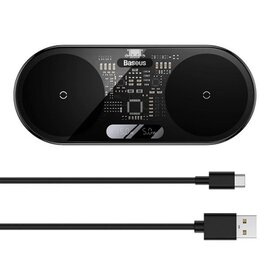 Зображення 5 Зарядний пристрій Baseus Digital LED Display 20W Black - WXSX010101