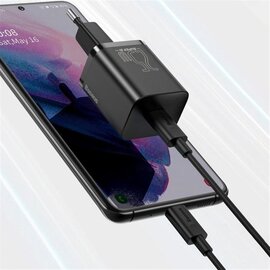 Зображення 6 Зарядний пристрій Baseus Super Si Quick Charger 1C (1USB-C) 25W Black + кабель Type-C &mdash; TZCCSUP-L01