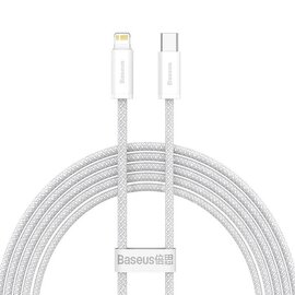 Зображення  Кабель Baseus Dynamic Series Fast Charging Data Cable Type-C Lightning 20W 1m White - CALD000002