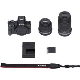 Зображення 2 Фотоапарат Canon EOS R50 + RF-S 18-45 IS STM + RF-S 55-210 IS STM Black - 5811C034