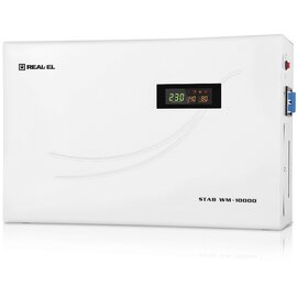 Изображение  Стабилизатор напряжения REAL-EL Stab WM-10000 (EL122400015) 10000 ВА