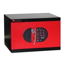 Зображення  Мебельний сейф MySafe MS.17/23.K.E Red суміщений (код + ключ) замок
