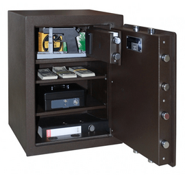 Зображення 2 Зламостійкий сейф Griffon CLE I.55.ET Brown кодовий електронний замок