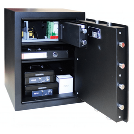 Зображення 3 Зламостійкий сейф Griffon CLE I.55.ET Black 1 замок