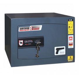 Зображення  Зламостійкий сейф Griffon H.26.KP Dark Grey