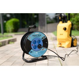 Зображення 2 2E 2E-CR4315IP20M20, 3G*1.5мм, 20м, Black 4 розеток