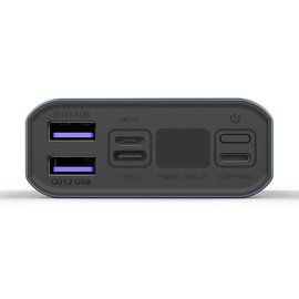 Изображение 6 Универсальная мобильная батарея ColorWay 20000mAh Gray &mdash; CW-PB200LPH3GR-PDD