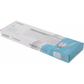 Зображення 2 Комплект мишка + клавіатура A4Tech FB2535C USB Icy White