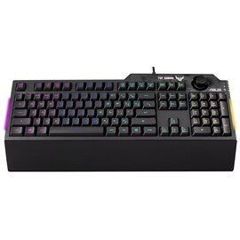 Изображение 4 Клавиатура Asus TUF Gaming K1 USB Black UKR &mdash; 90MP01X0-BKMA00