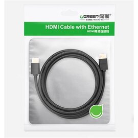 Изображение 4 Кабель мультимедийный Ugreen HD104 HDMI - HDMI, 1 м, Black - 10106