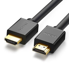 Изображение  Кабель мультимедийный Ugreen HD104 HDMI - HDMI, 1 м, Black - 10106