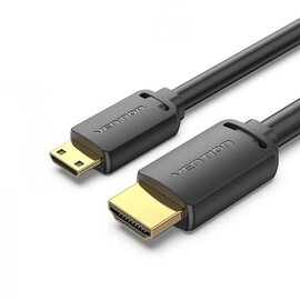 Изображение  Кабель мультимедийный Vention HDMI - microHDMI, 1 м, Black - AGIBF