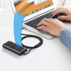 Зображення 3 Кабель Ugreen US385 USB - USB-C, 1м, Black - 20299